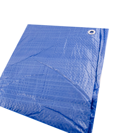 ERICKSON 4 Mil Tarp, Blue, Poylethelene Weave 57014